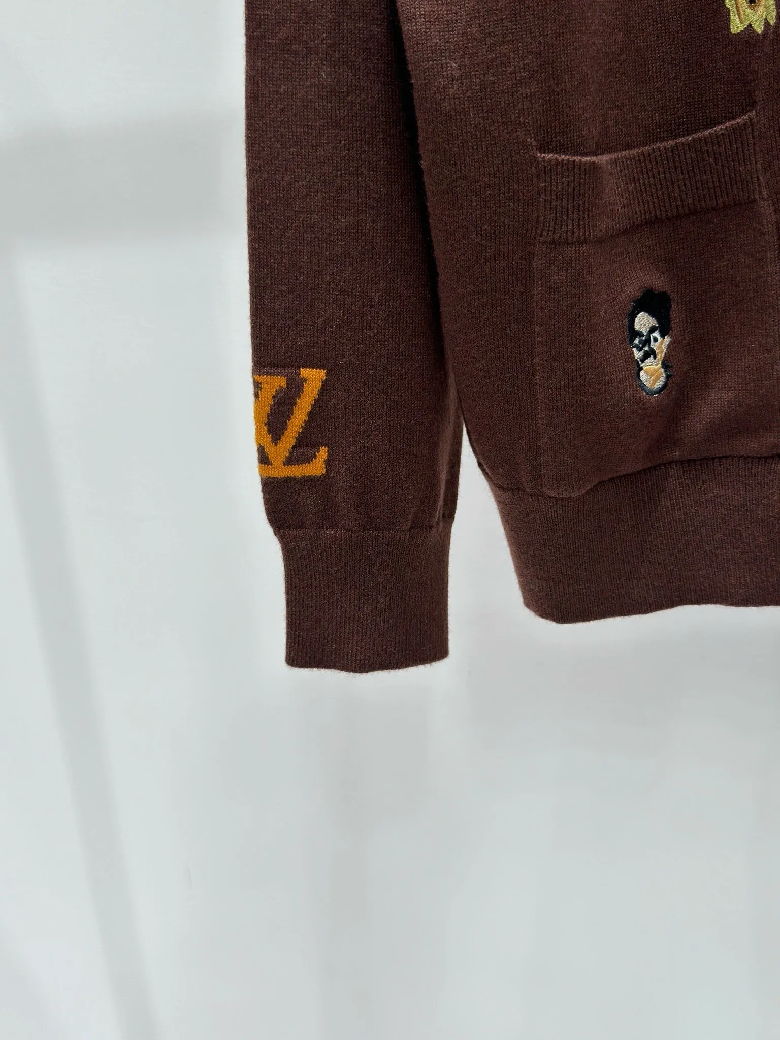 Monogram Character Knit Cardigan