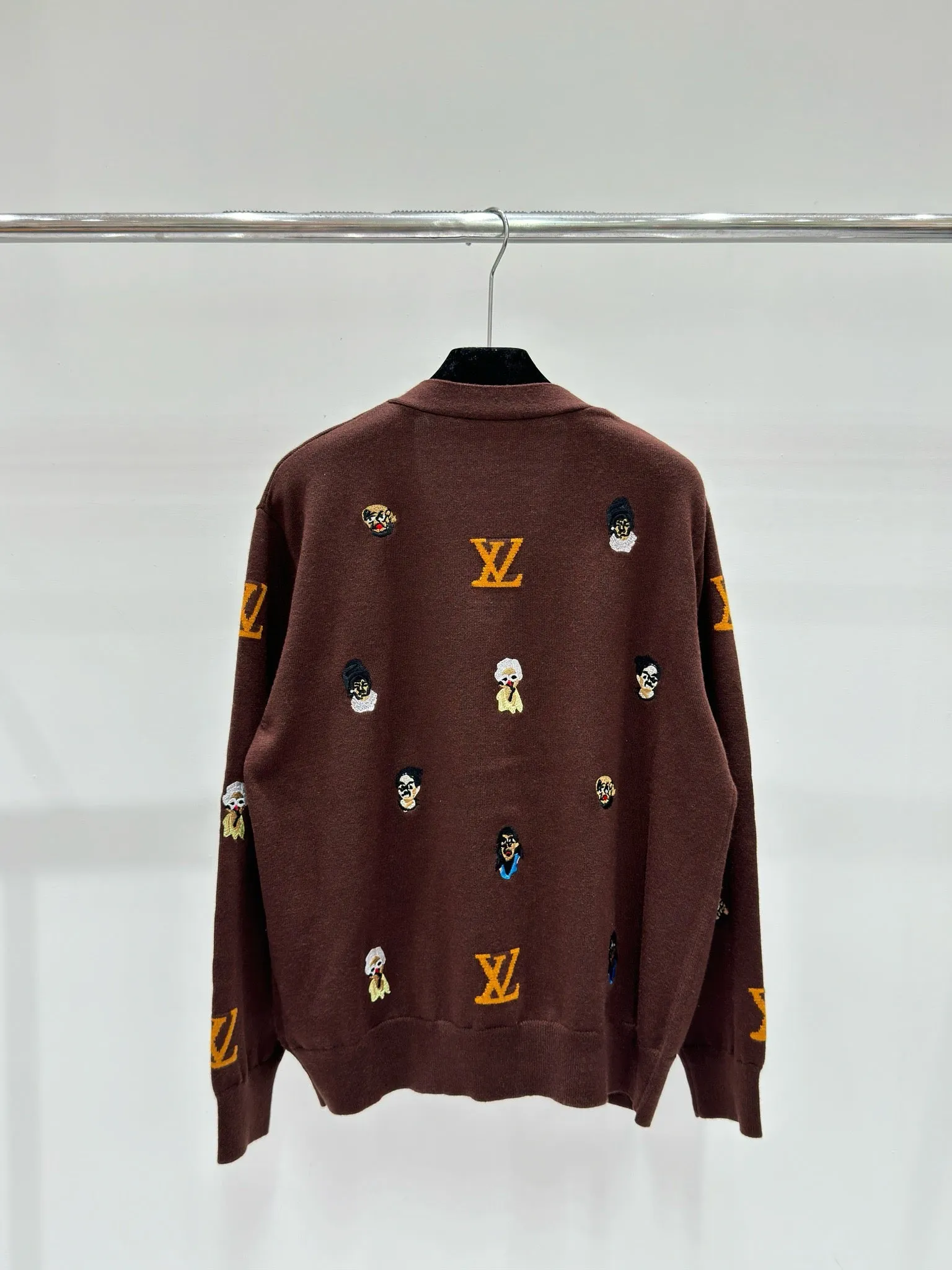 Monogram Character Knit Cardigan