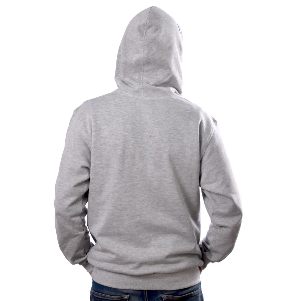 MU Cotton Fleece Hoodies with Kitenge - Grey
