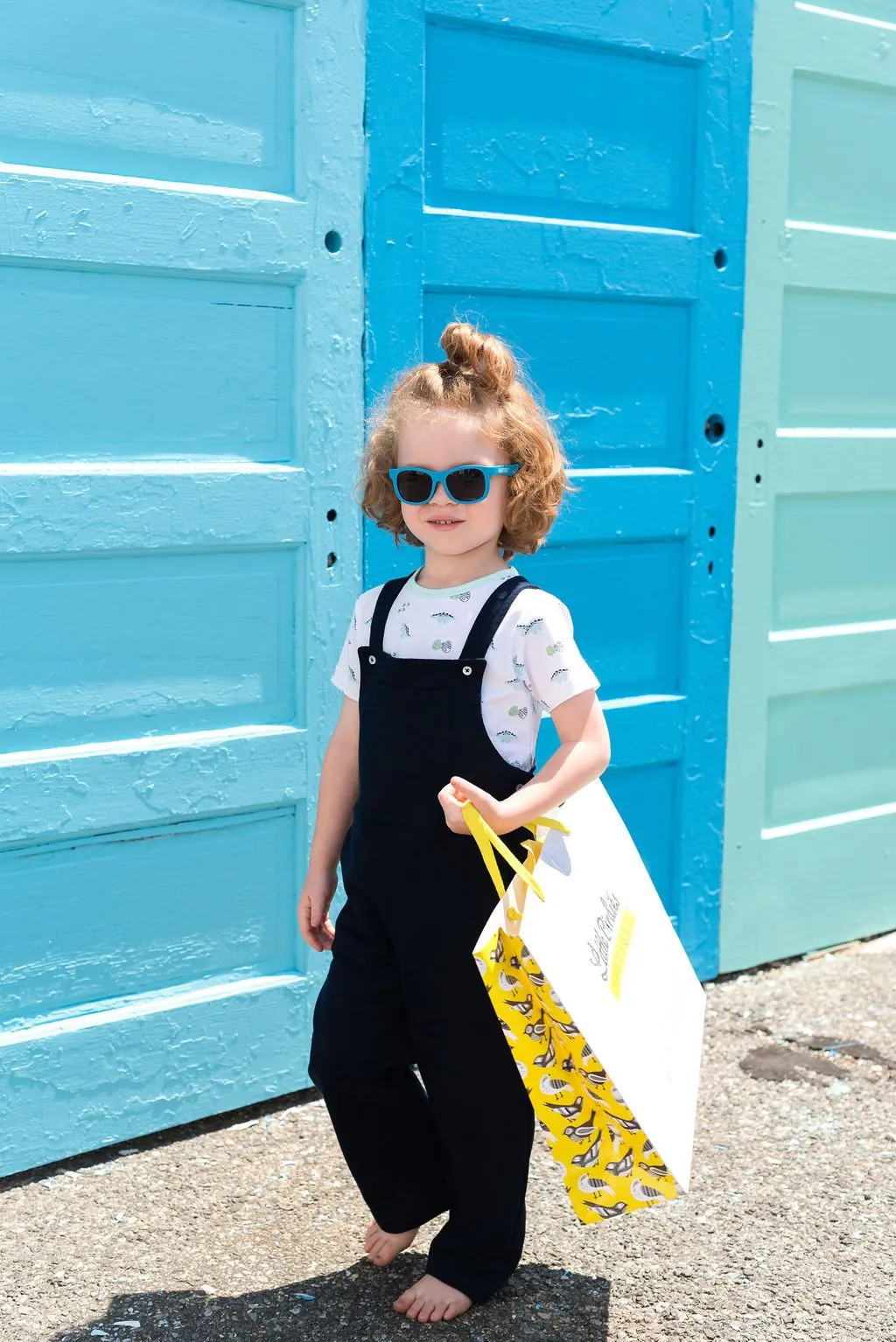 Navy Knit Dungaree