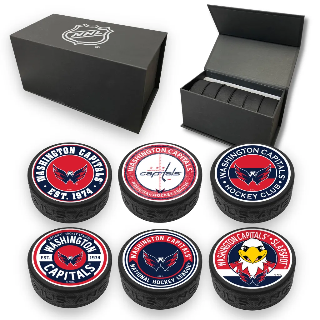 NHL Puck Starter Pack (6 Piece) - Select Your Team