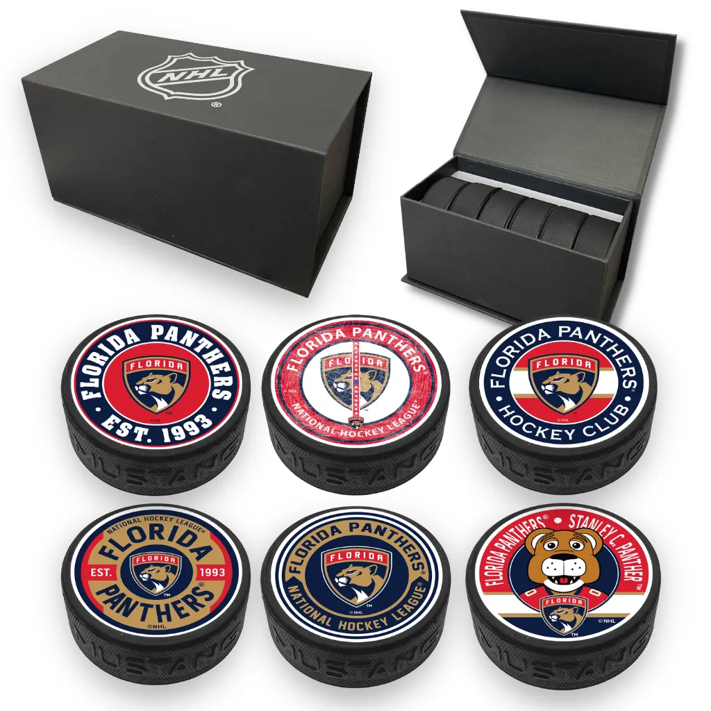 NHL Puck Starter Pack (6 Piece) - Select Your Team