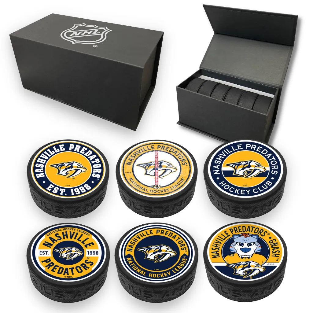 NHL Puck Starter Pack (6 Piece) - Select Your Team