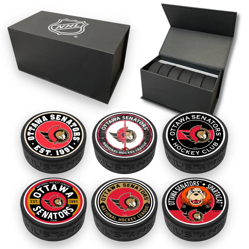 NHL Puck Starter Pack (6 Piece) - Select Your Team