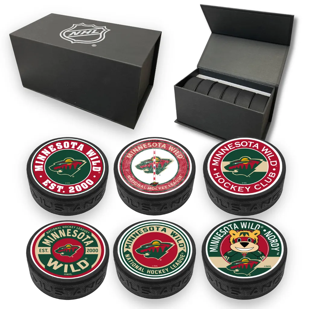 NHL Puck Starter Pack (6 Piece) - Select Your Team