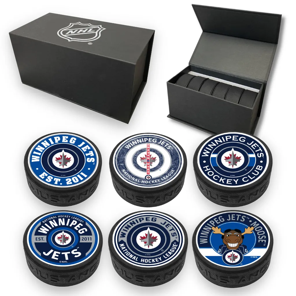 NHL Puck Starter Pack (6 Piece) - Select Your Team