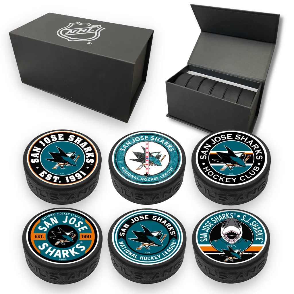 NHL Puck Starter Pack (6 Piece) - Select Your Team