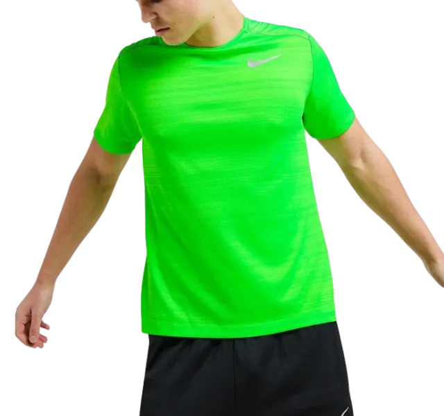 Nike Miler 1.0 T-Shirt - Green Strike