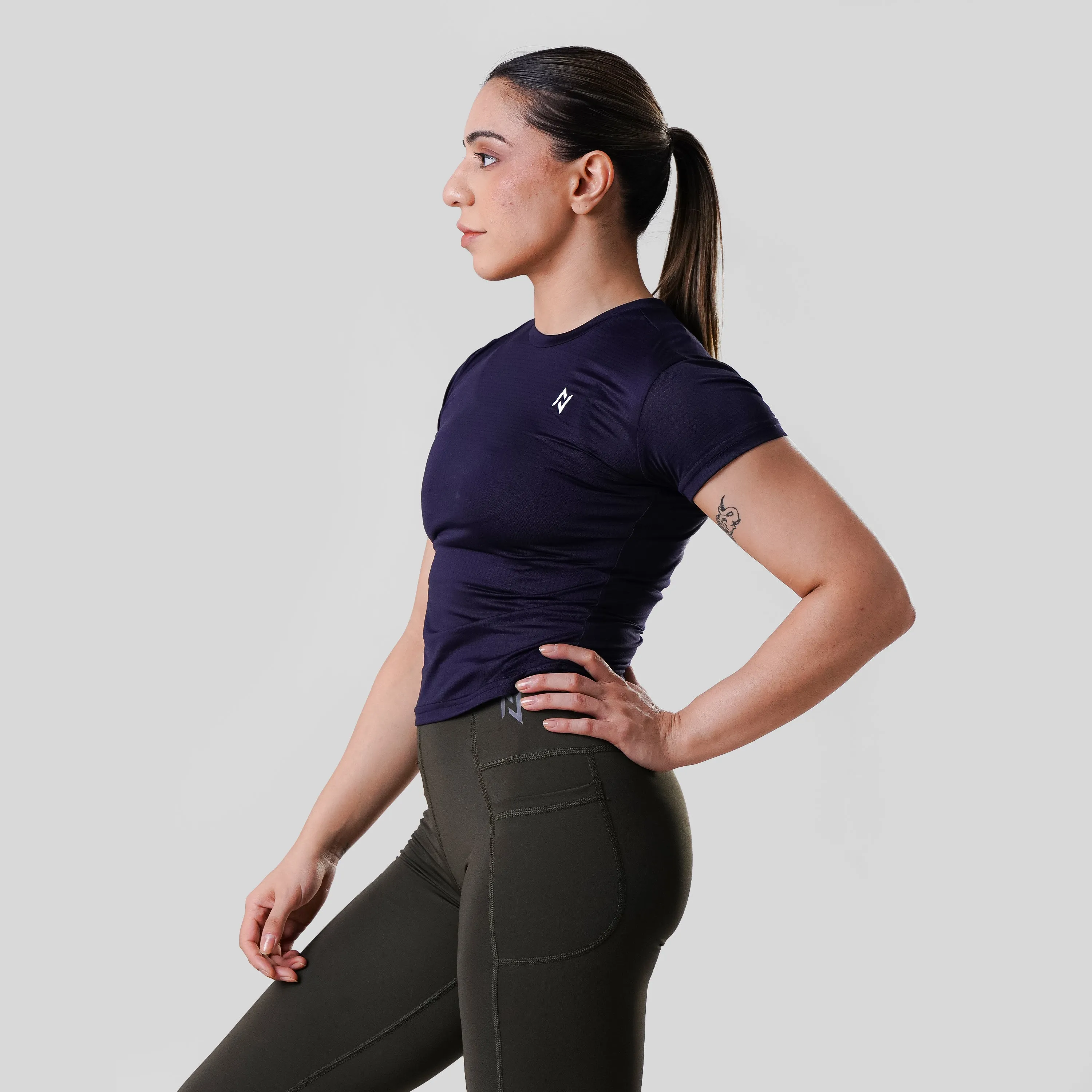 NOMAD Women's Mesh Compression Tee