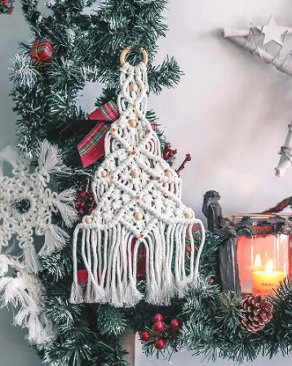 Nordic Macramé Christmas Tree