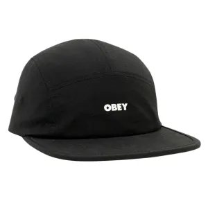 Obey Bold Nylon Camp Cap - Black