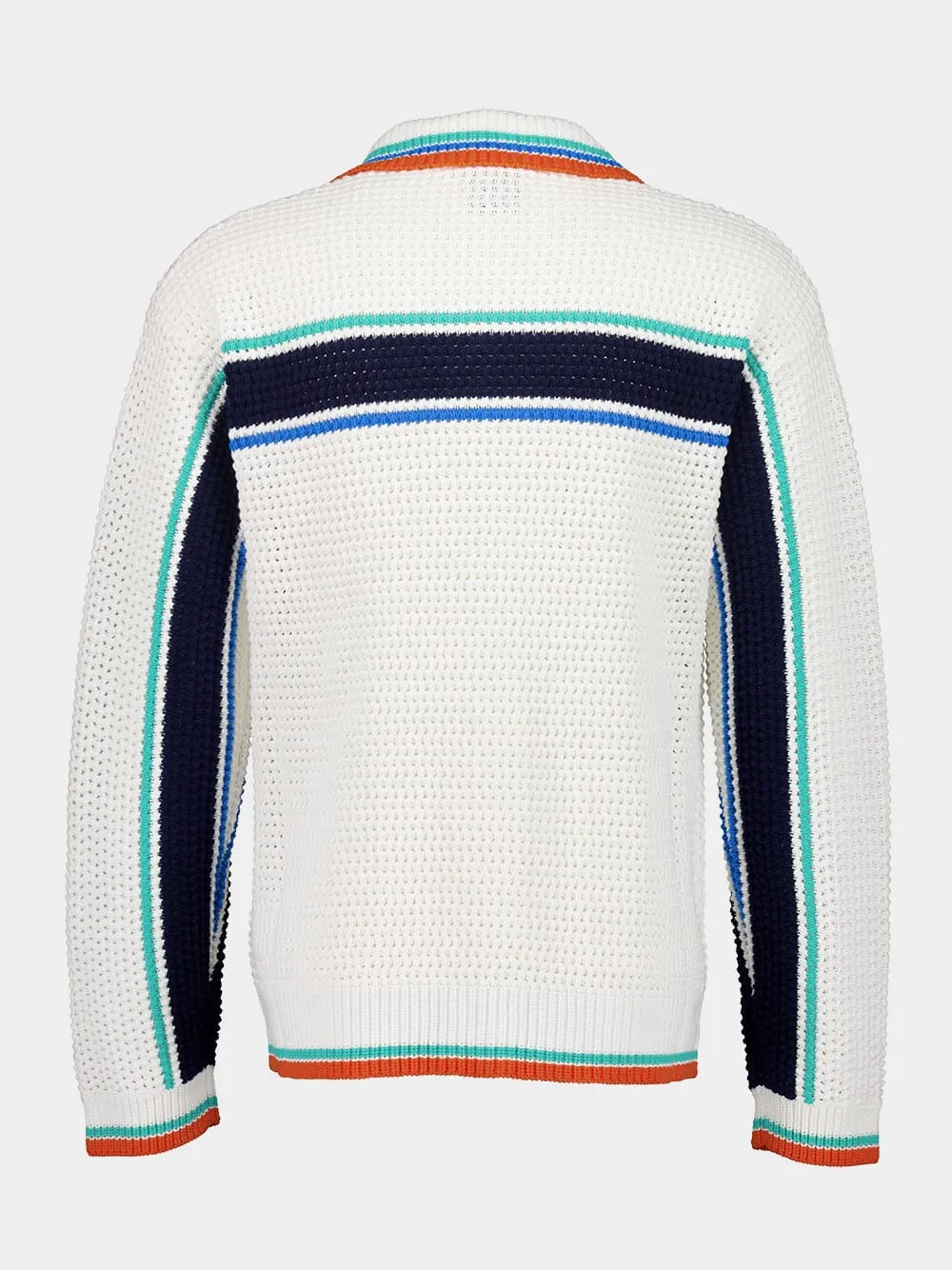 Off-White Crochet Tennis Shacket