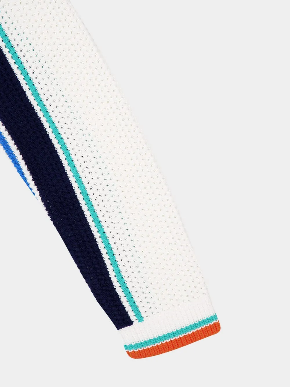Off-White Crochet Tennis Shacket
