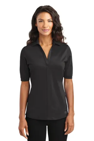 OGIO Women's Metro Polo. LOG130 Blacktop