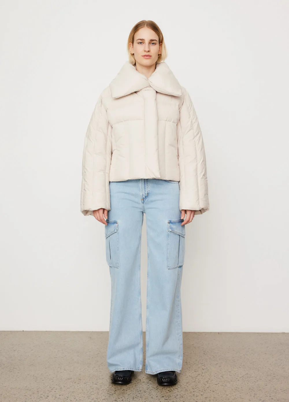 Oleda Down Mat Tech Puffer Jacket