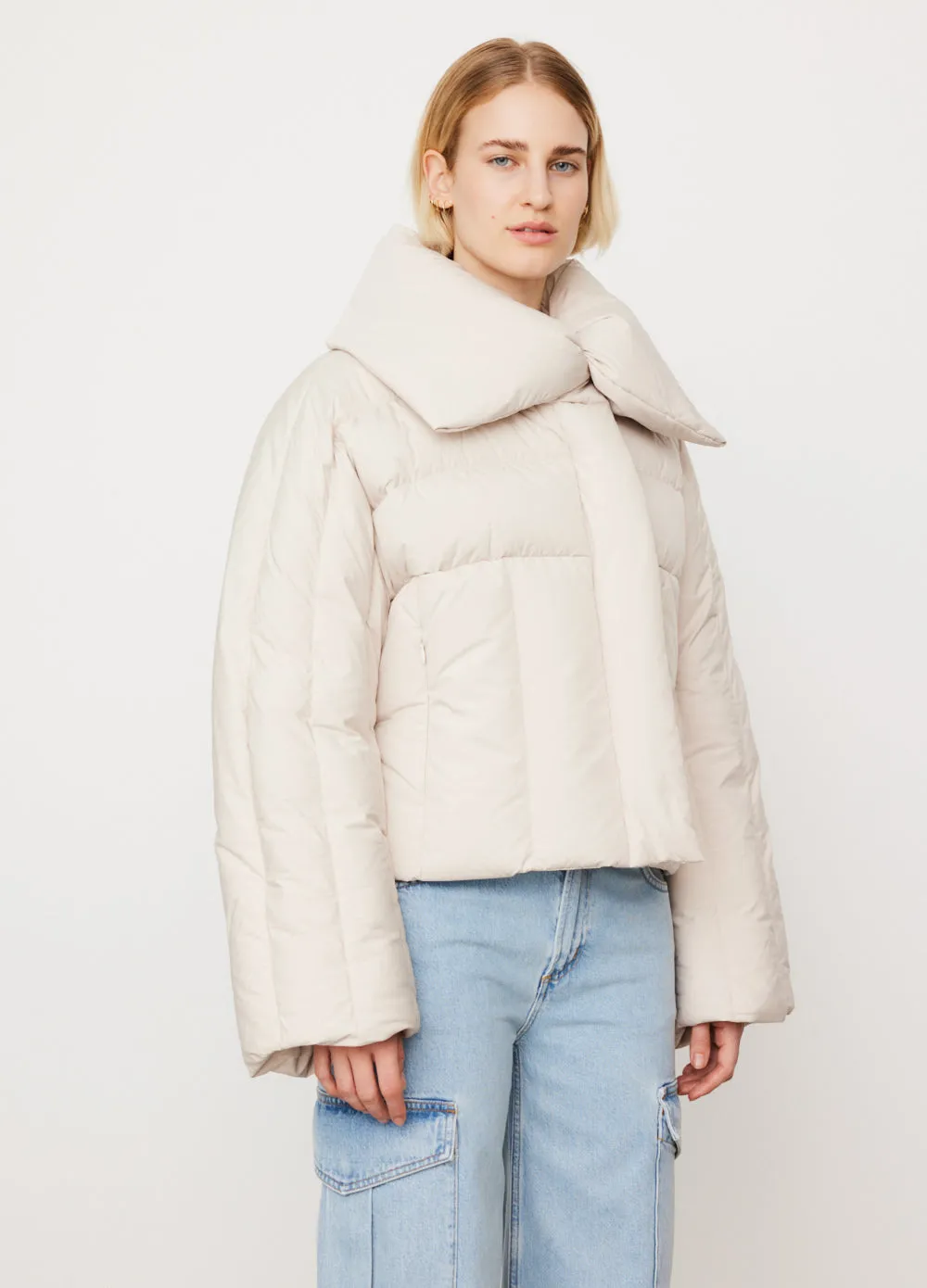Oleda Down Mat Tech Puffer Jacket