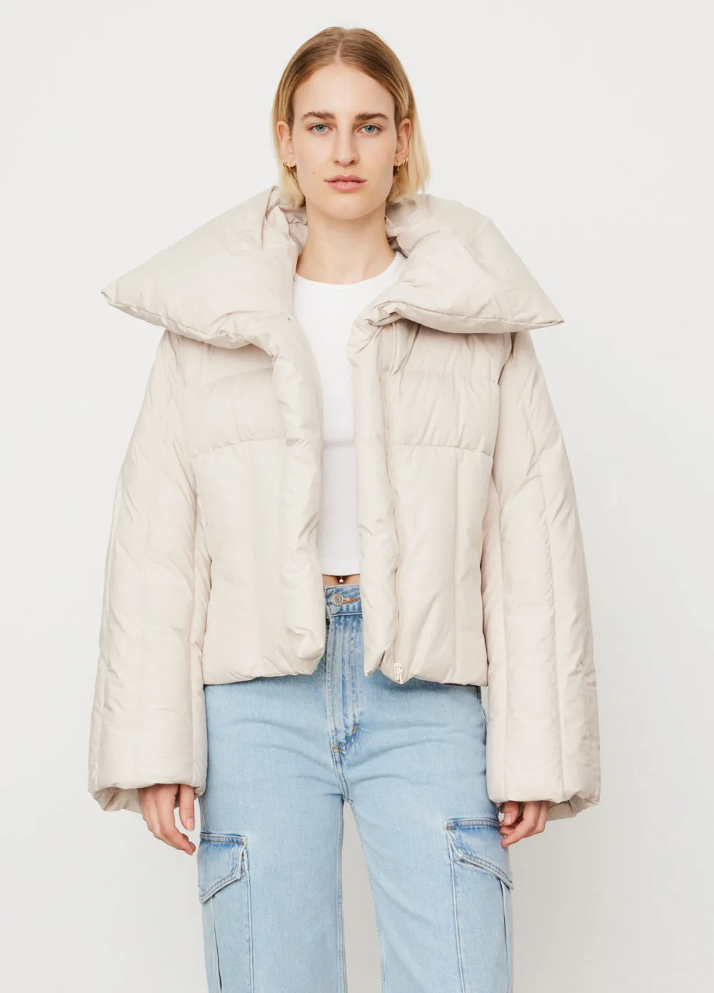 Oleda Down Mat Tech Puffer Jacket
