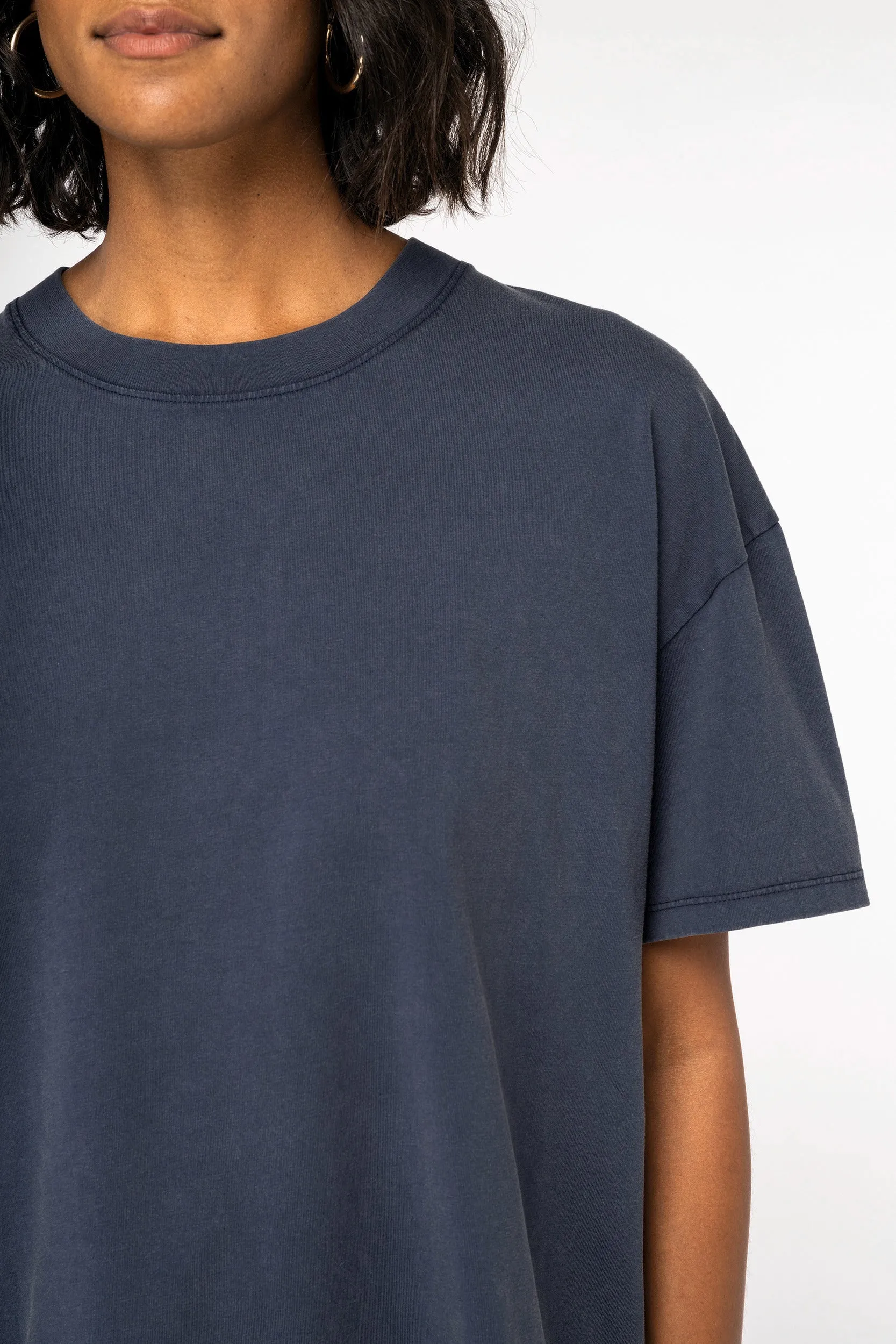 Organic Oversize Washed T-shirt: Womens