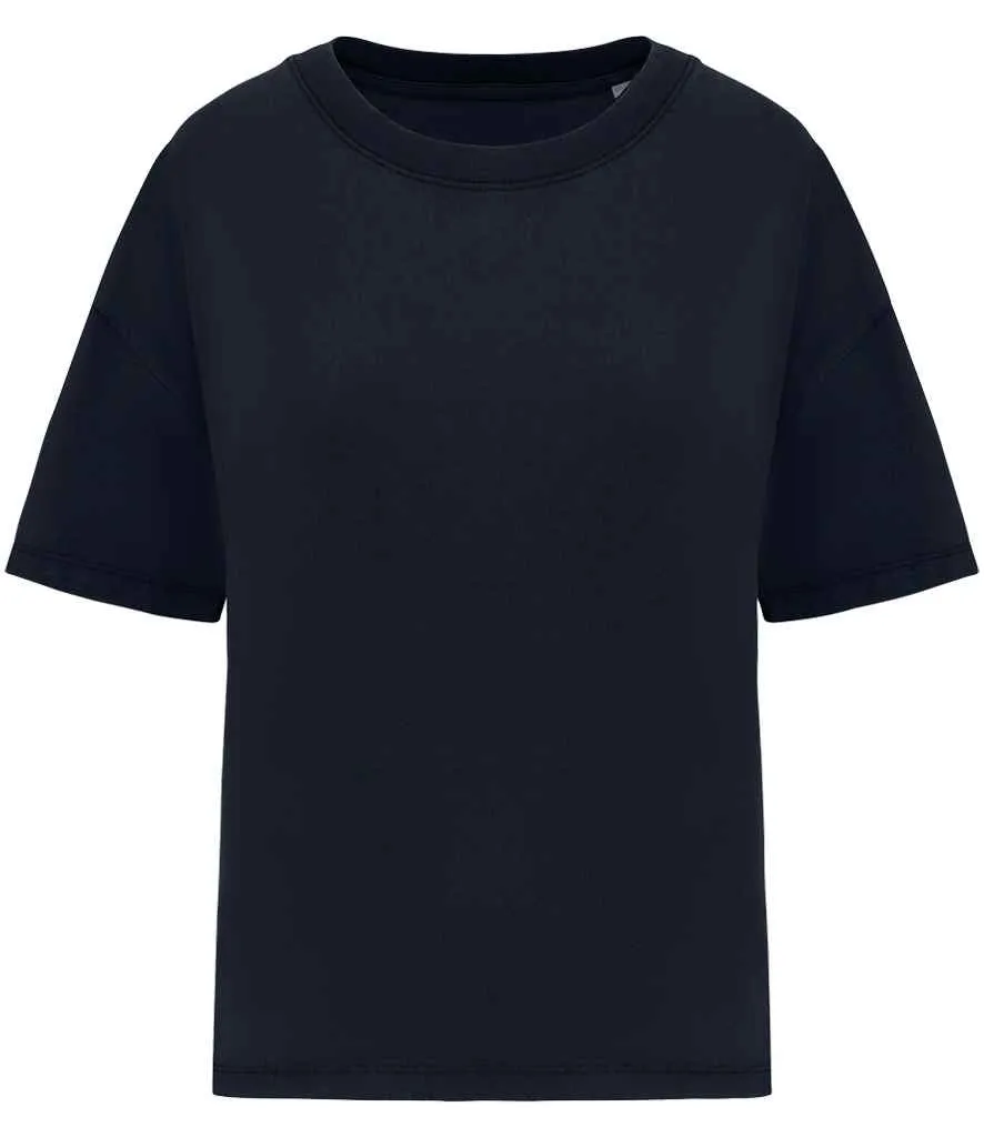 Organic Oversize Washed T-shirt: Womens