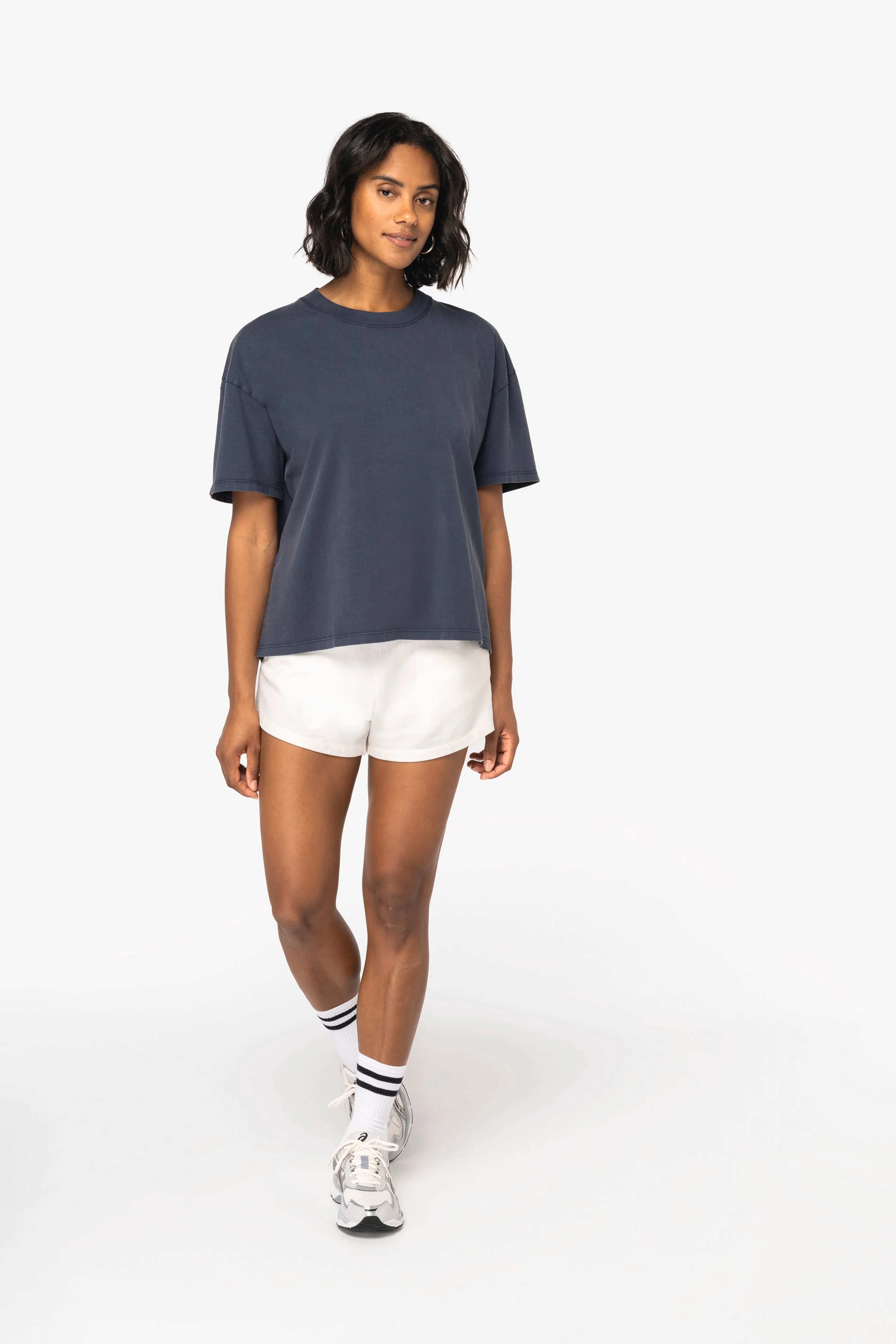 Organic Oversize Washed T-shirt: Womens