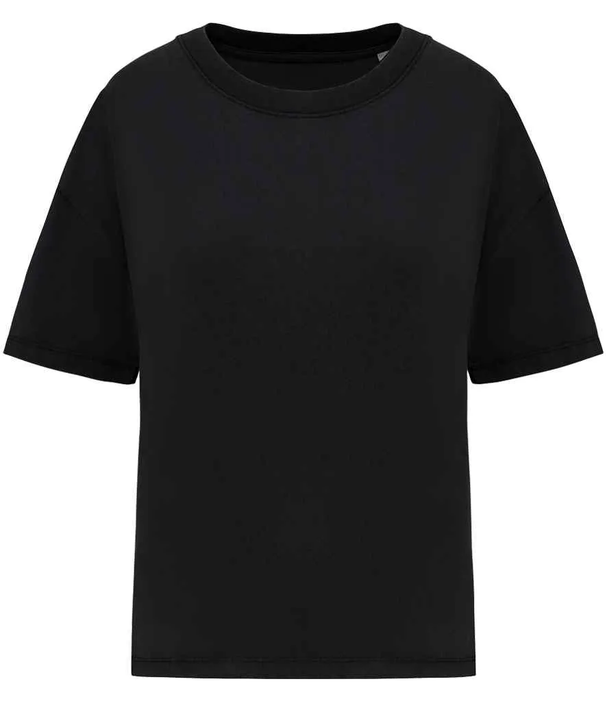 Organic Oversize Washed T-shirt: Womens
