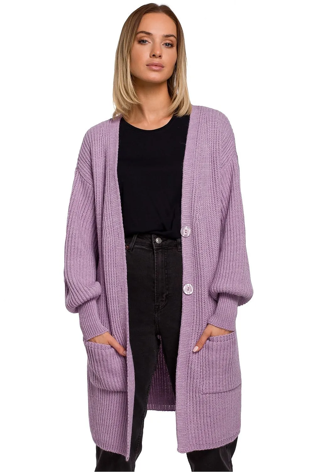 Oversized Button Down Cardigan