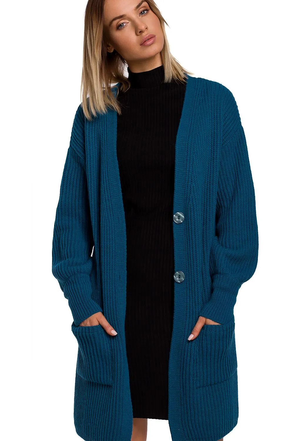 Oversized Button Down Cardigan