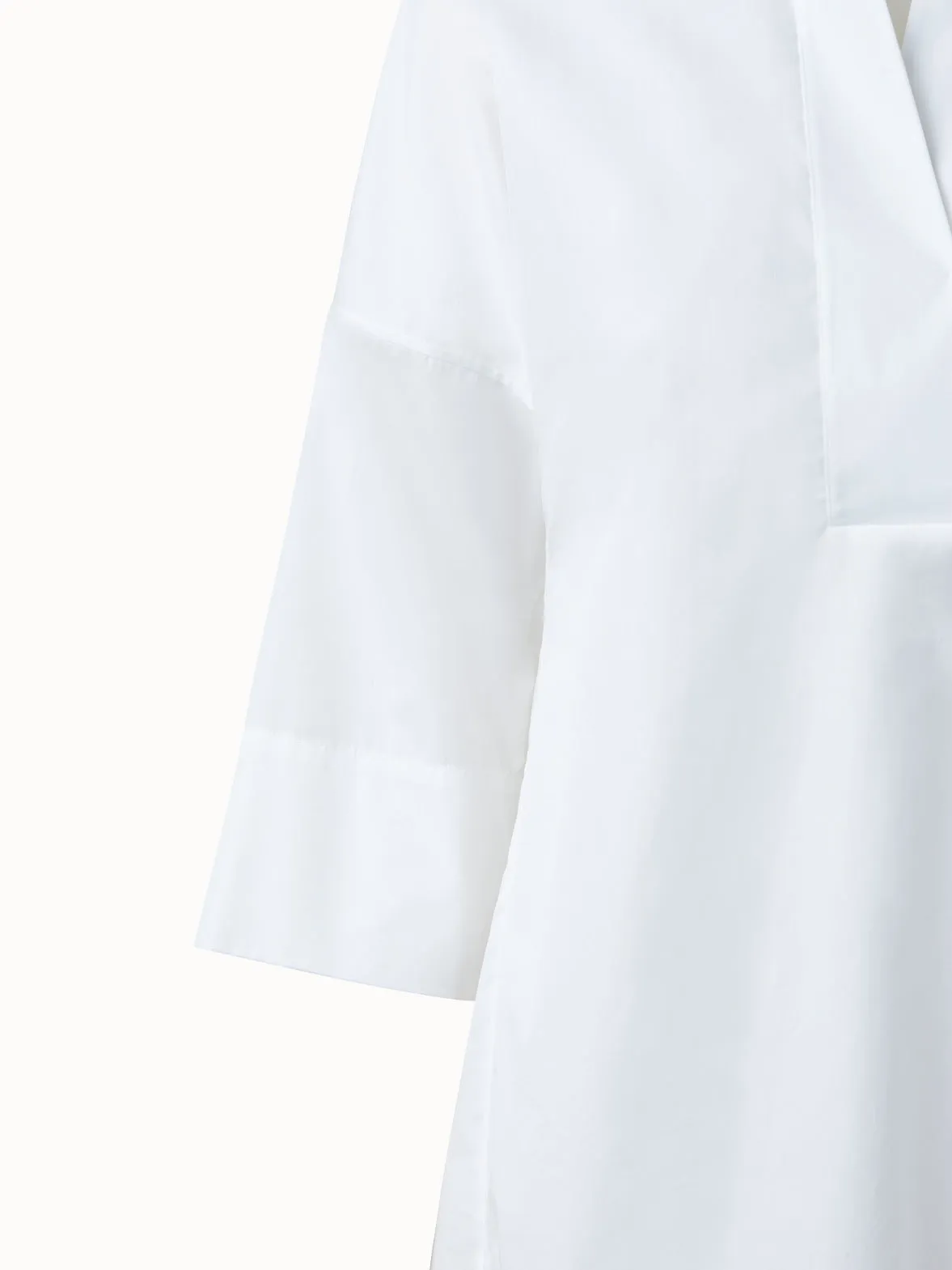 Oversized Shirt with Kimono Sleeves