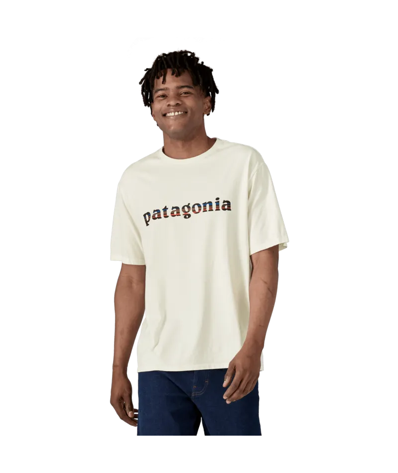 Patagonia 73 Text Logo Organic T-Shirt
