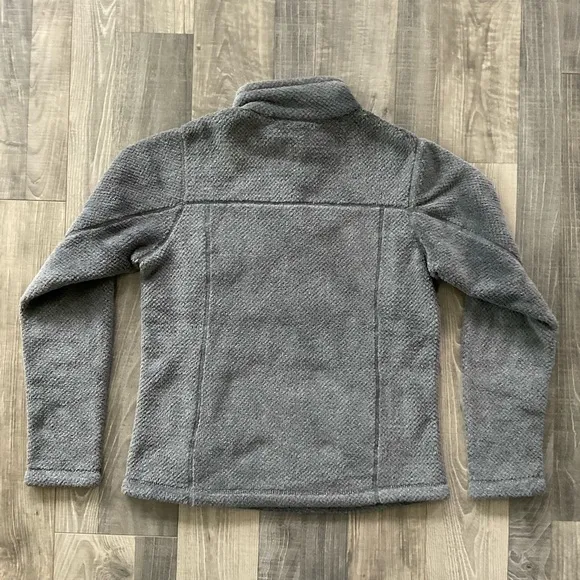 Patagonia Re-Tool Snap-T Pullover Deep Pile JacketWomens SmallGrey Mint Green