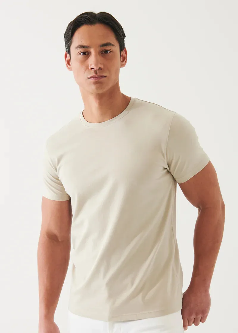 Patrick Assaraf Peruvian Pima Cotton SS Crew Neck T-Shirt