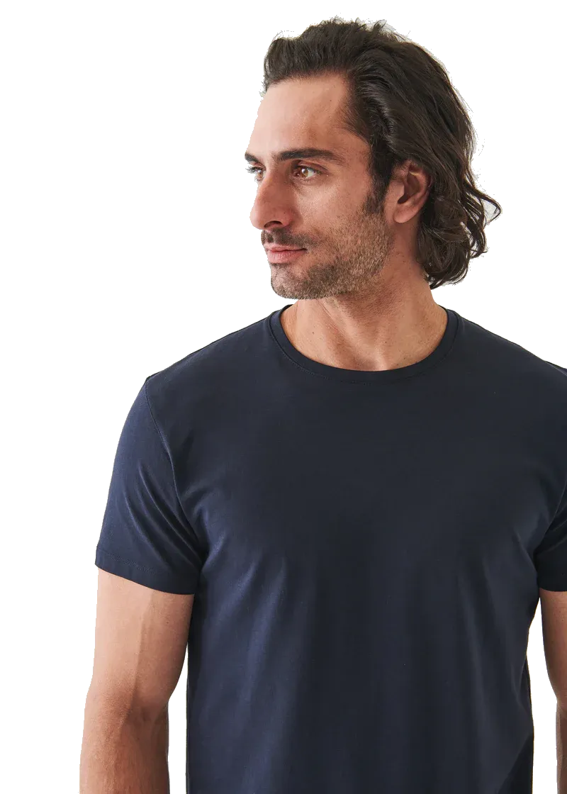 Patrick Assaraf Peruvian Pima Cotton SS Crew Neck T-Shirt