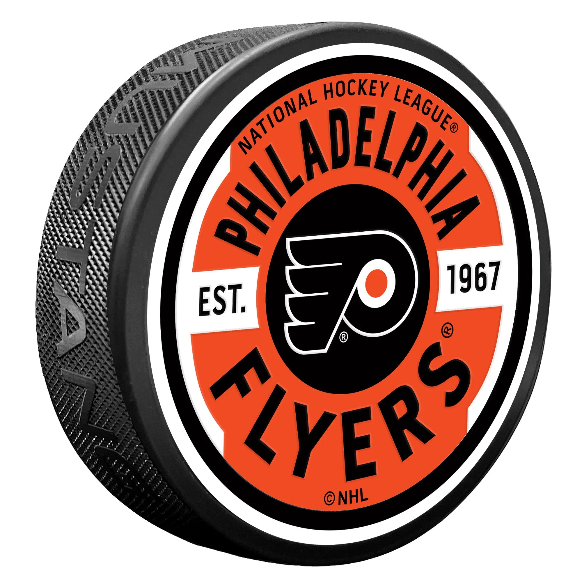 Philadelphia Flyers Puck - Textured Gear