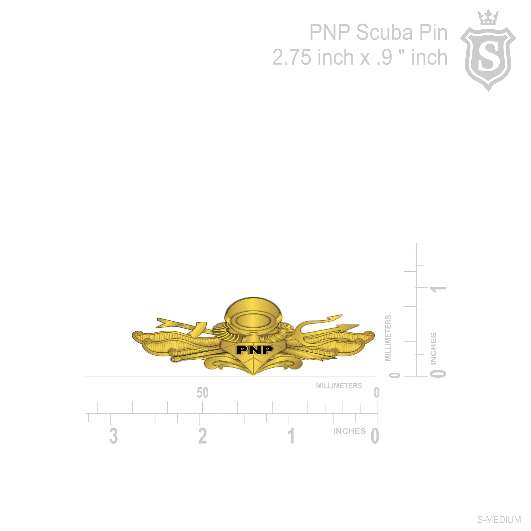 Philippine National Police (PNP) Scuba Pin - PNP