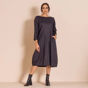 pinstripe  romance dress