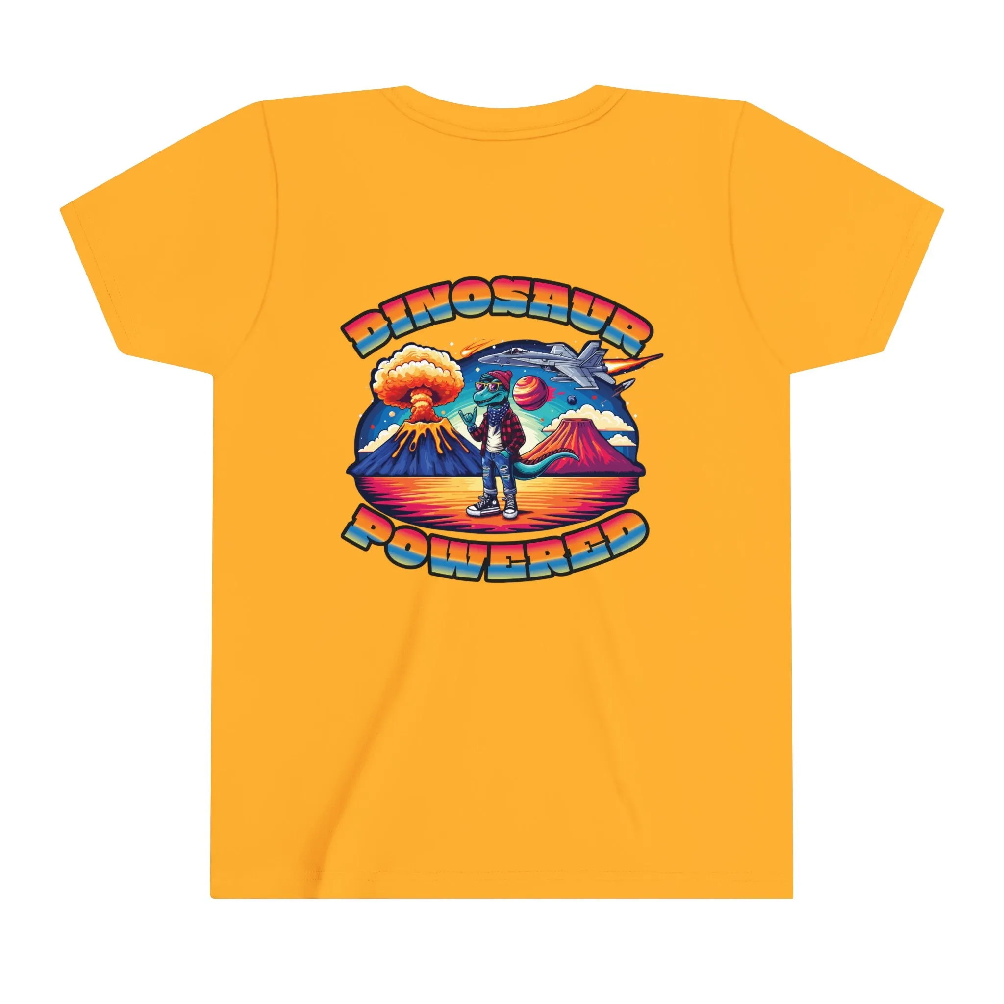 Powered By Dinosaurs Youth Short Sleeve Tee