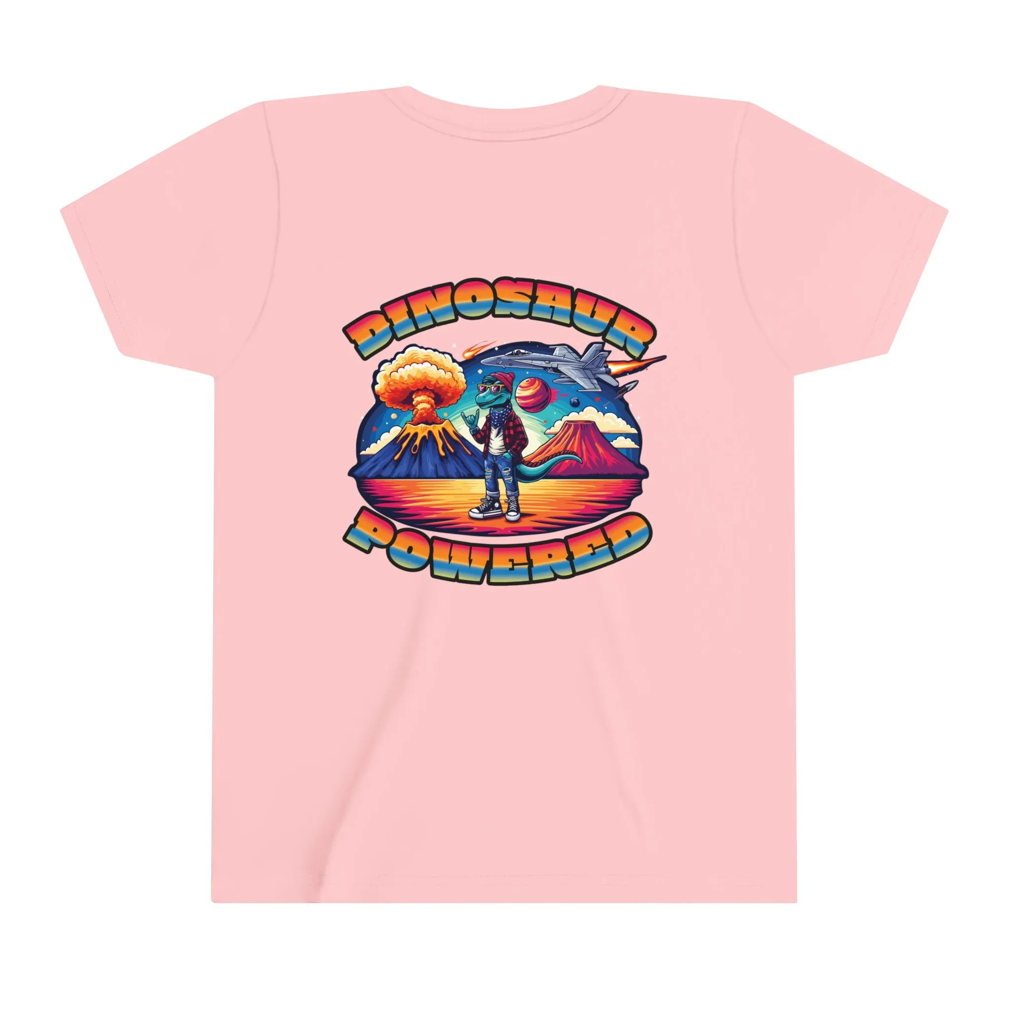 Powered By Dinosaurs Youth Short Sleeve Tee