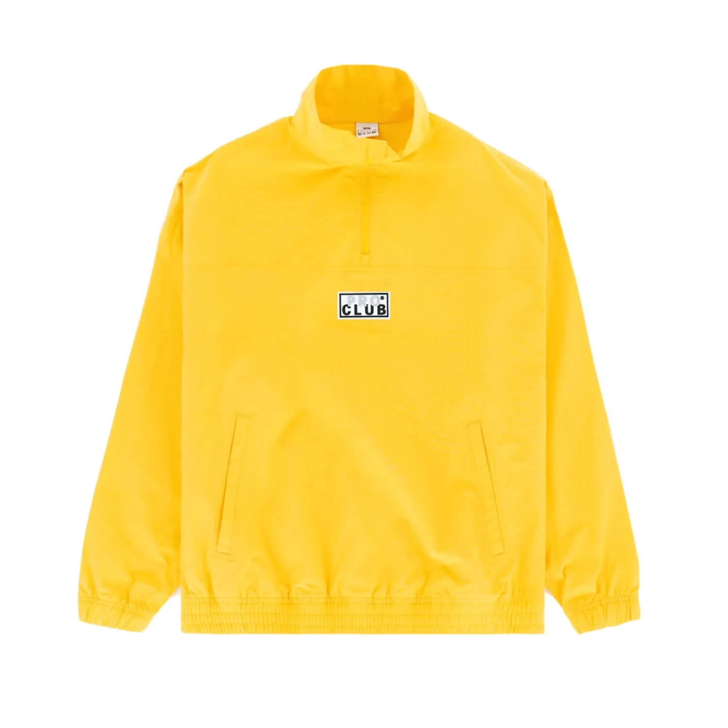 Pro Club Men's Comfort Cotton/Nylon Half Zip Track Jacket - YELLOW