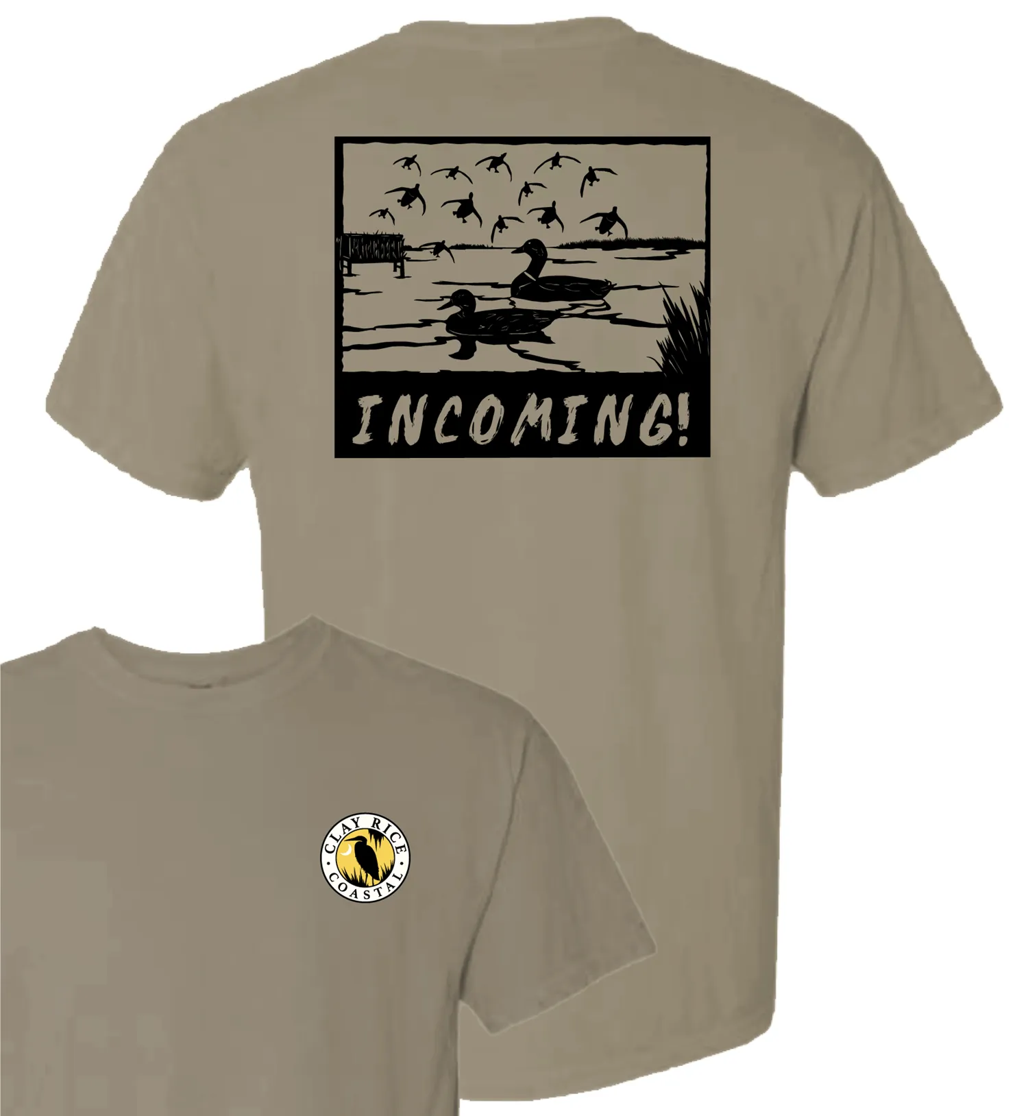 "Incoming!" Short Sleeve T-Shirt