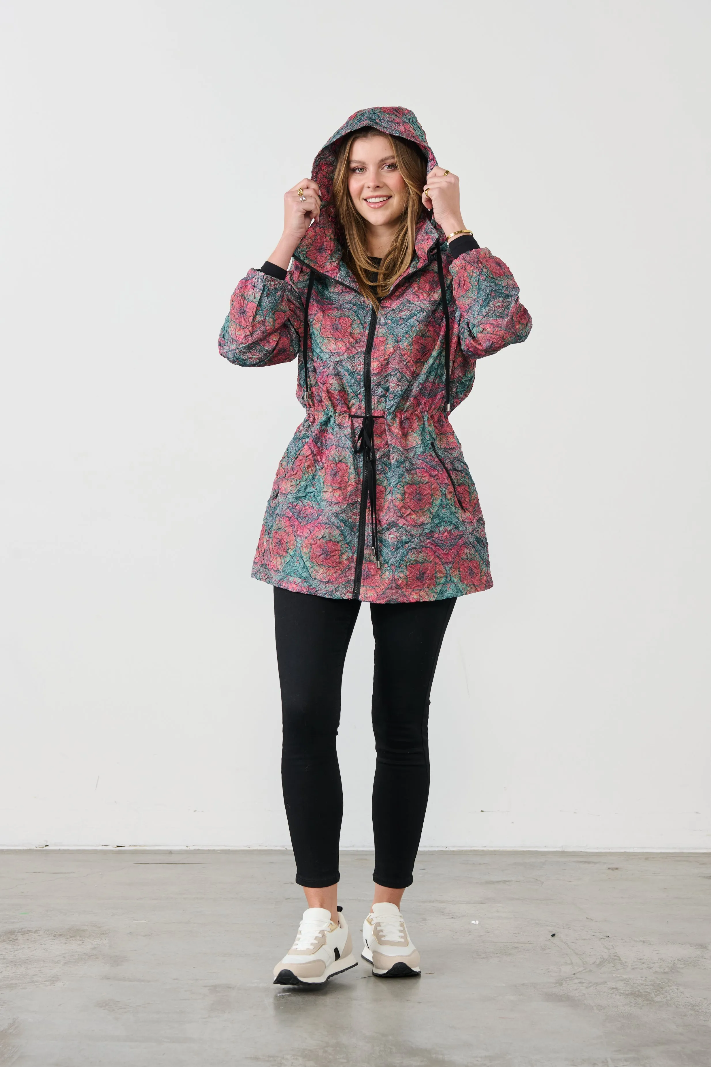 Rain Jacket - Textured Kaleidoscope