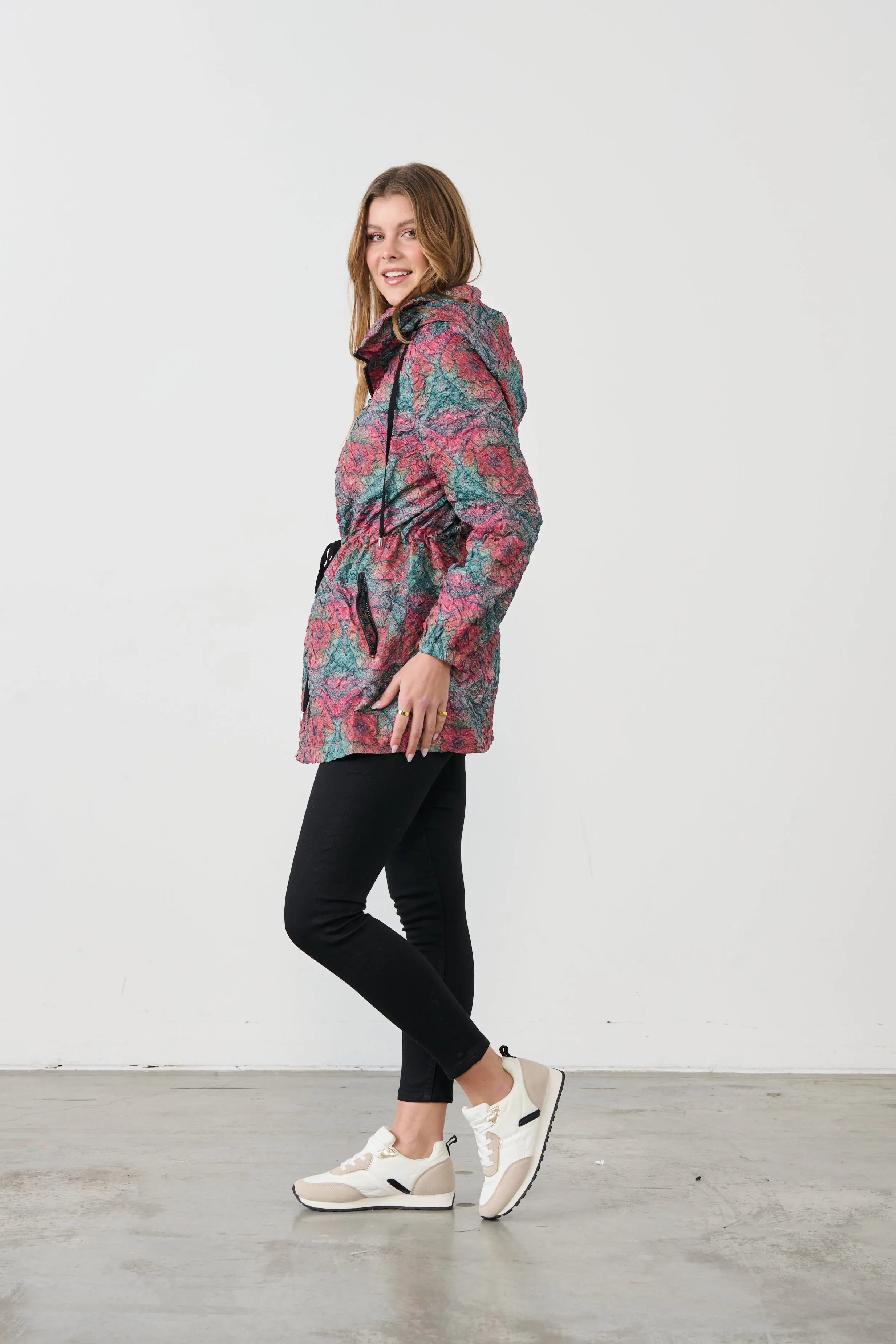 Rain Jacket - Textured Kaleidoscope