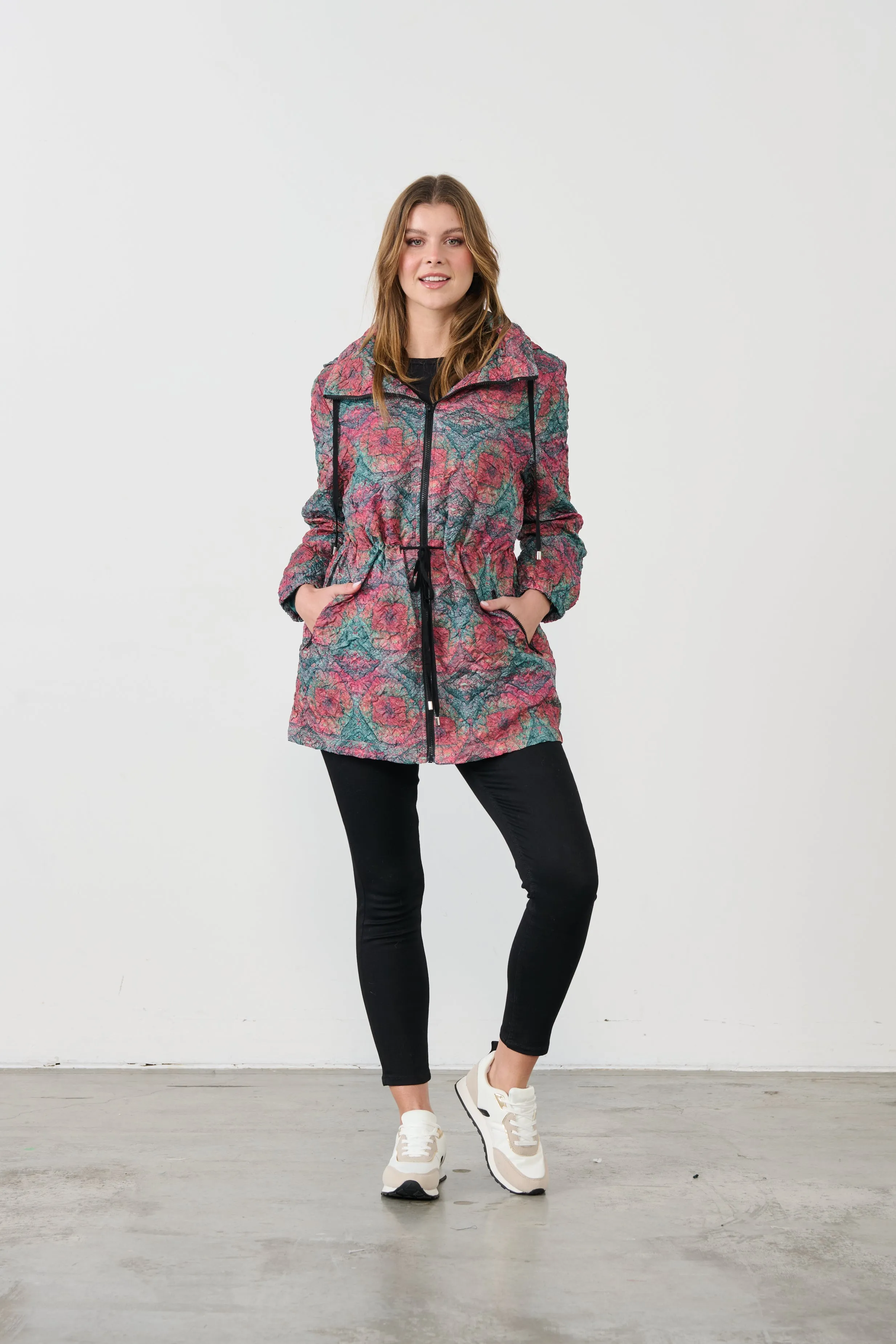Rain Jacket - Textured Kaleidoscope