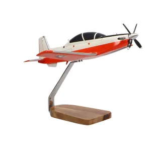 Raytheon T-6A Texan II U.S. Navy Medium Mahogany Model