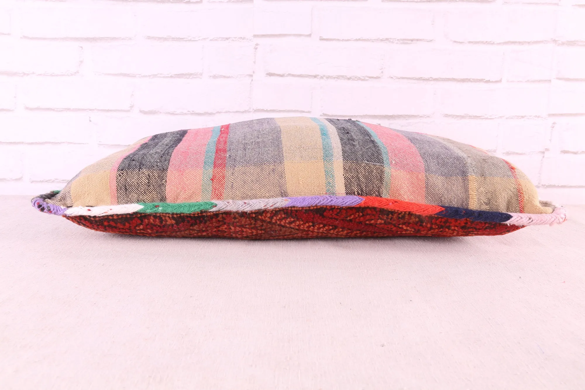 Red Berber Pillow 15.3 inches X 24.4 inches