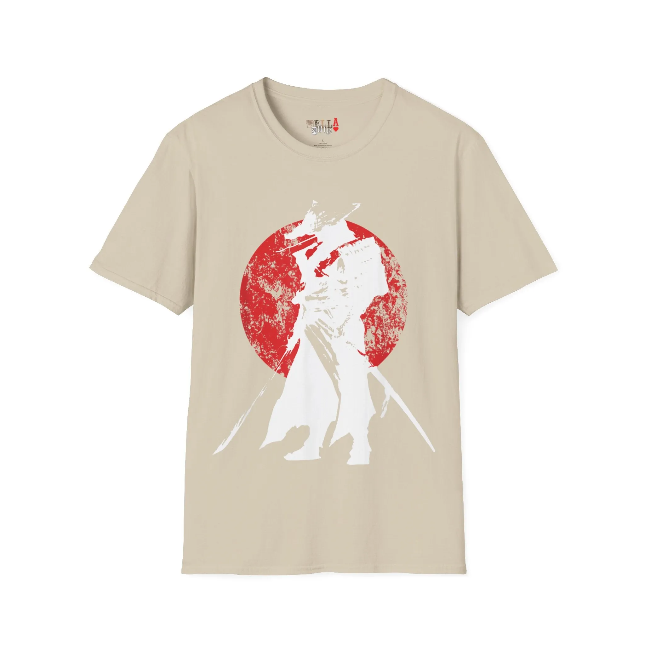 Red Moon Samurai Unisex Softstyle T-Shirt
