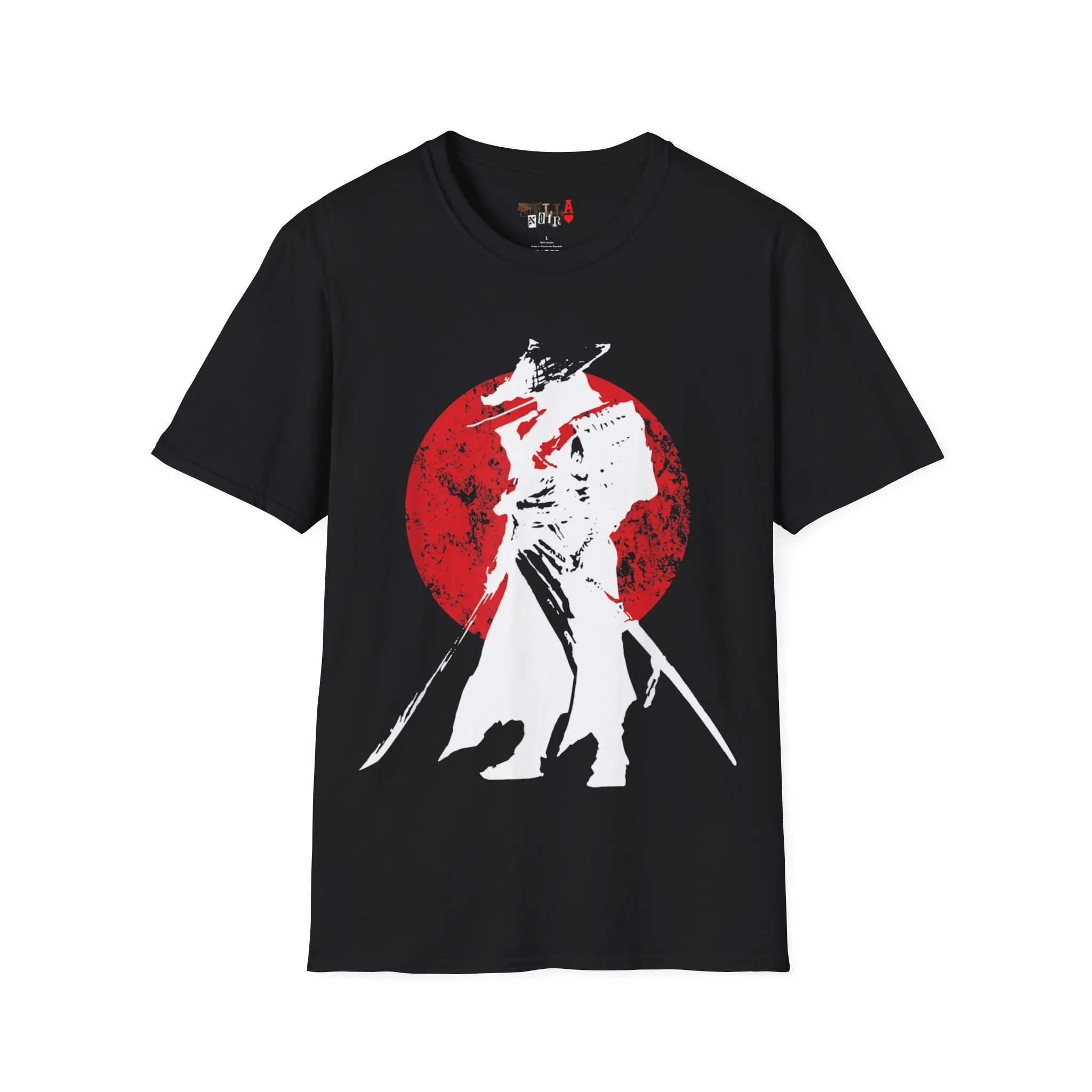 Red Moon Samurai Unisex Softstyle T-Shirt