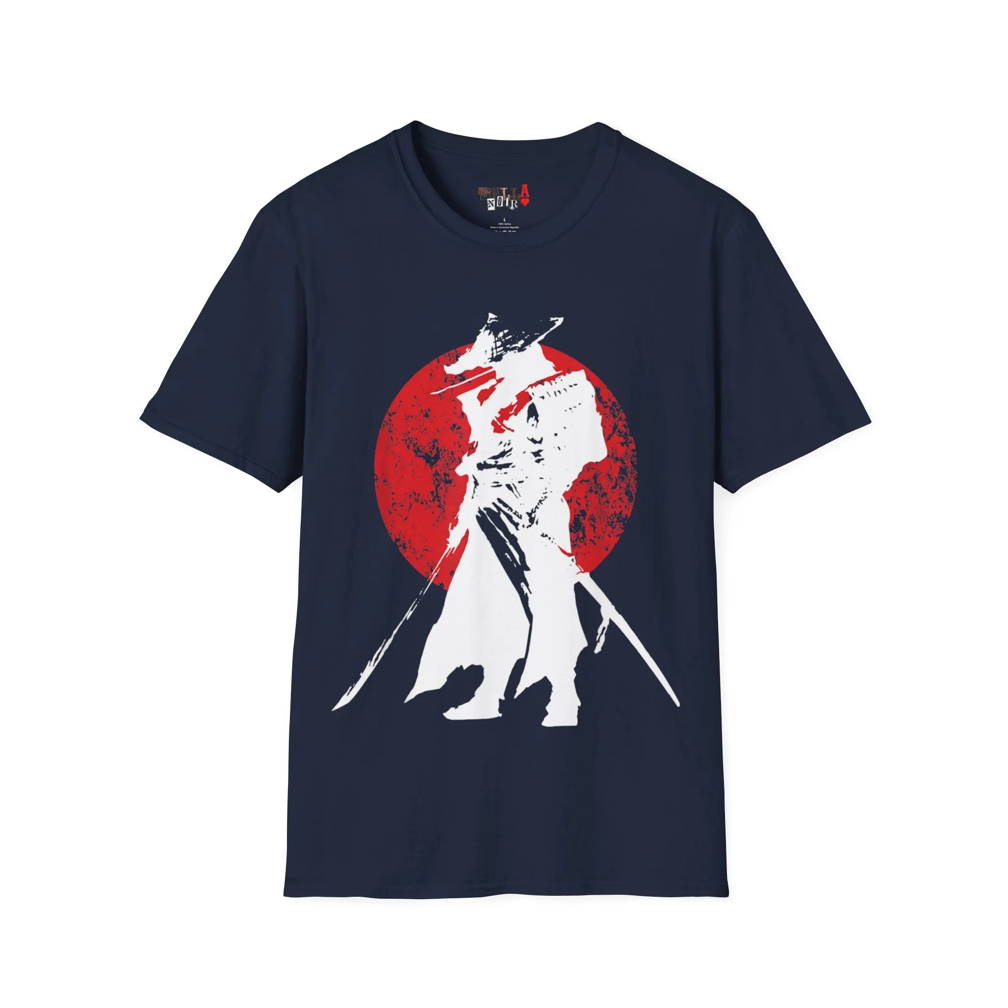 Red Moon Samurai Unisex Softstyle T-Shirt