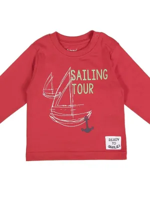 Red Sailing Tour Long Sleeve Top