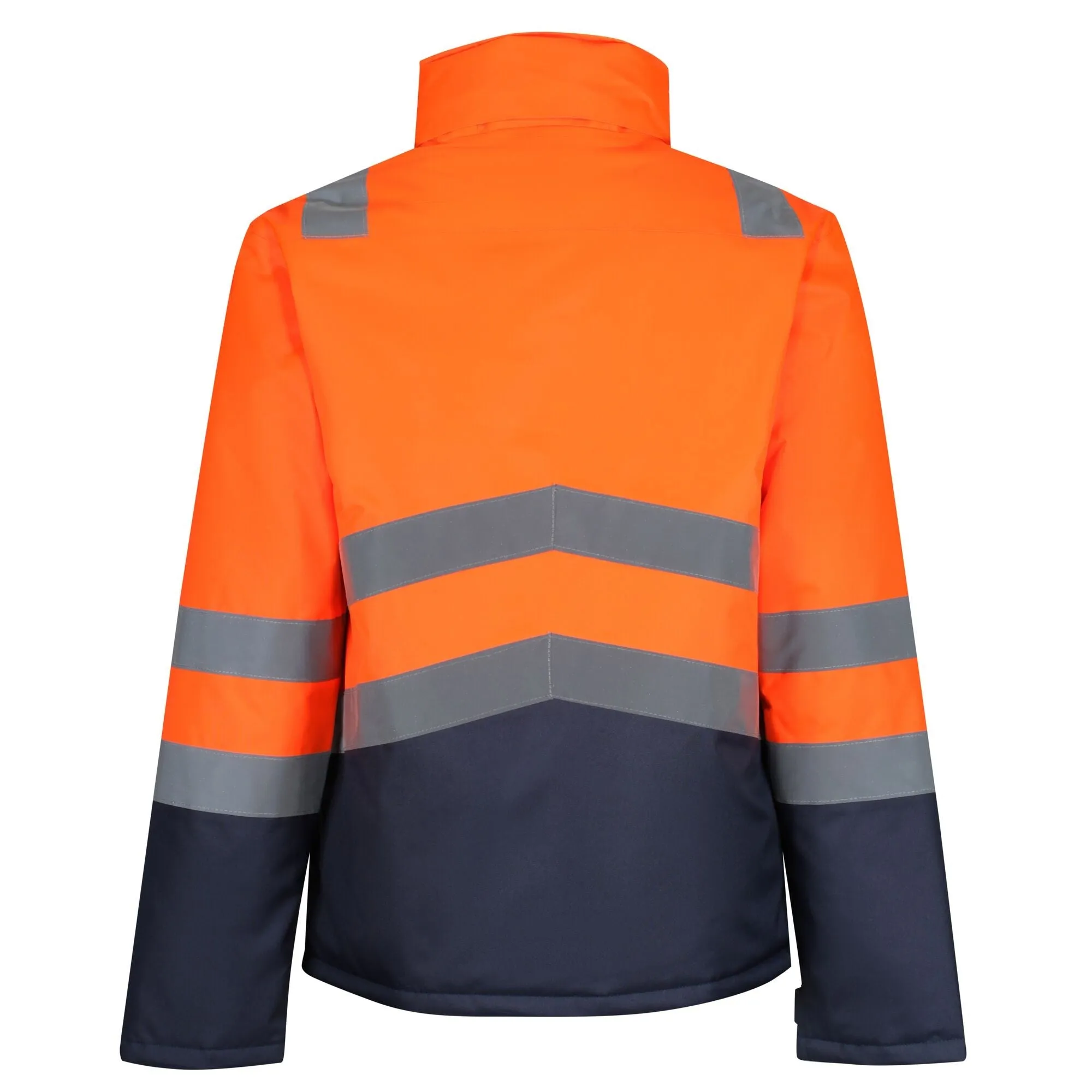 Regatta Mens Mens Pro Hi Vis Waterproof Breathable Insulated Parka TRA219-HIVIZ ORANVY