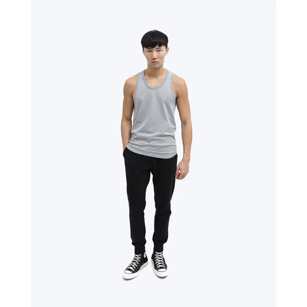 Reigning Champ Men Knit Ringspun Jersey Tank Top Heather Grey RC-1072-HGRY